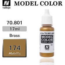 Vallejo 70801 18 Ml. (174) Brass, Model Color Serisi Model Boyası