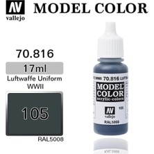 Vallejo 70816 18 Ml. (105) Luftwaffe Uniform Wwıı, Model Color Serisi Model Boyası