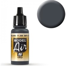 Vallejo 71308 18 Ml. Amt-12 Dark Grey, Model Air Serisi Model Boyası