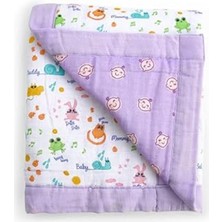 Özgürce Yumuşak ve Hafif Pamuklu Bebek Battaniyesi, Konforlu Uyku Ortamı Sağlar