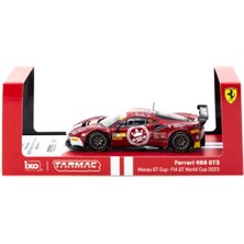 Tarmac Works x Ixo Models Ferrari 488 Gt3 Macau Gt Cup - Fıa Gt World Cup 2023 1/64 Model Araba
