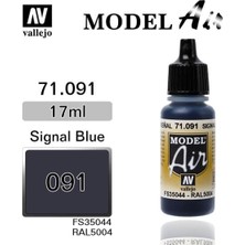 Vallejo 71091 18 Ml. Signal Blue, Model Air Serisi Model Boyası