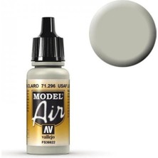 Vallejo 71296 18 Ml. Usaf Light Gray, Model Air Serisi Model Boyası