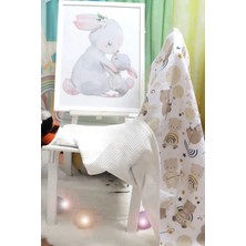 Özgürce Yumuşak ve Çok Amaçlı Pamuk Bebek Battaniyesi, Çift Taraflı Konfor