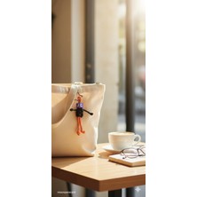 Moonparacord Nazar Boncuklu Anahtarlık Çanta Charm