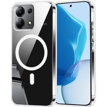 FitCase Xiaomi Redmi Note 13 4g Kılıf Combo Seri Magsafe Özellikli Sararmaz Sert Şeffaf Kapak