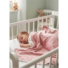 Özgürce Yumuşacık Peluş Bebek Battaniyesi 75X90 Cm, Pembe