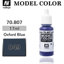 Vallejo 70807 18 Ml. (49) Oxford Blue-Matt, Model Color Serisi Model Boyası