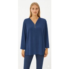 Döne Gözübek Kadıngiyimfermuarlı Bluz Mevsimlikannepenyesi