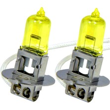 Zembil 12V H3 Süper Sarı Işık Civciv Sarısı Limon Sarısı Ampul Seti