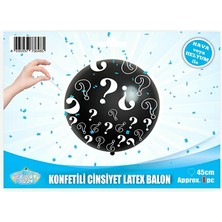 Doğaberen Cinsiyet Belirleme Balonu 45CM 18INÇ Erkek Bebek