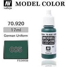 Vallejo 70920 18 Ml. (85) German Uniform-Matt, Model Color Serisi Model Boyası