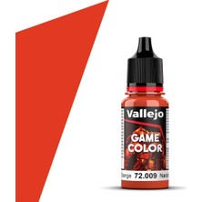 Vallejo 72009 18 Ml. Hot Orange, Game Color Serisi Model Boyası