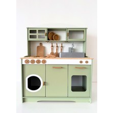 Hobby House Su Akarlı Sulu Mutfak Ihlamur Yeşili Servis Seti Hediyeli