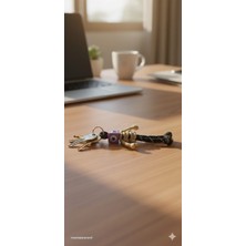 Moonparacord Nazar Boncuklu Anahtarlık Çanta Charm