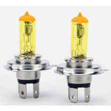 Zembil 12V H4 Süper Sarı Işık Civciv Sarısı Limon Sarısı Ampul Seti