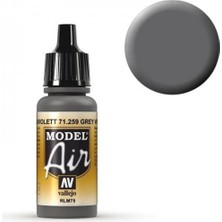 Vallejo 71259 18 Ml. Gray Violet RLM75, Model Air Serisi Model Boyası