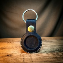 Minimalim Leather Craft Gerçek Deri Airtag Kılıfı | Apple Airtag Anahtarlık Kılıfı |Premium En Kaliteli Hakiki Deri Airtag Kılıfı ve Anahtarlık