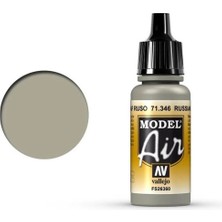 Vallejo 71344 18 Ml. Rus. Af Grey Protec. Coat, Model Air Serisi Model Boyası