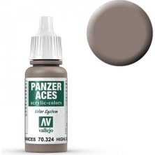 Vallejo 70324 18 Ml. French Tanker Highlights, Panzer Aces Serisi Model Boyası