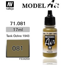 Vallejo 71081 18 Ml. Ochre, Model Air Serisi Model Boyası