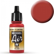 Vallejo 71269 18 Ml. Red, Model Air Serisi Model Boyası