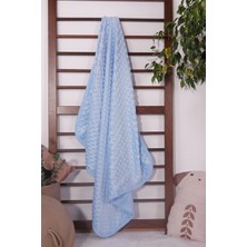 Özgürce Yumuşak ve Sıcak Bebek Battaniyesi, Nohut Desenli, Hafif ve Rahat Kullanım