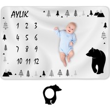 Özgürce Yenidoğan Bebek Anı Battaniyesi, Konsept Fotoğraf Çekimi Için 150X100CM