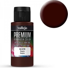Vallejo 62018 60 Ml. Sepia, Opaque, Premium Rc Color Serisi Model Boyası