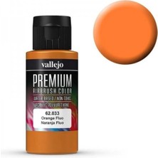 Vallejo 62033 60 Ml. Orange Fluorescent, Premium Rc Color Serisi Model Boyası