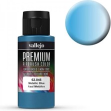 Vallejo 62046 60 Ml. Metallic Blue, Pearl&metallics, Premium Rc Color Serisi Model Boyası