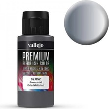 Vallejo 62052 60 Ml. Gunmetal, Pearl&metallics, Premium Rc Color Serisi Model Boyası