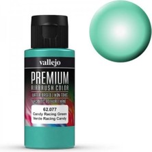 Vallejo 62077 60 Ml. Candy Racing Green, Premium Rc Color Serisi Model Boyası