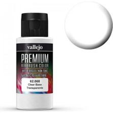 Vallejo 62068 60 Ml. Clear Base (Şeffaflaştırıcı) Premium Rc Color Serisi Model Boyası