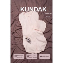 Özgürce Yumuşak Pamuklu Çift Taraflı Fermuarlı Bebek Kundak Penye Kumaş