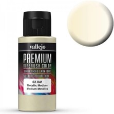 Vallejo 62041 60 Ml. Metallic Medium, Pearl&metallics, Premium Rc Color Serisi Model Boyası