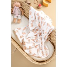 Özgürce Çift Taraflı Interlok Örtü ve Battaniye, %100 Pamuk, Oeko-Teks Sertifikalı, 100X85 cm