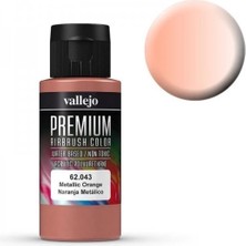 Vallejo 62043 60 Ml. Metallic Orange, Pearl&metallics, Premium Rc Color Serisi Model Boyası