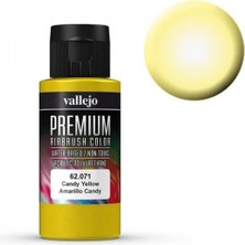 Vallejo 62071 60 Ml. Candy Yellow, Premium Rc Color Serisi Model Boyası
