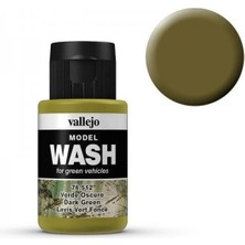 Vallejo 76512 35 Ml. Dark Green, Wash Serisi Model Boyası