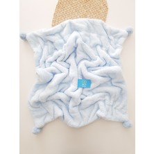 Özgürce Yumuşak Kalın Bebek Battaniyesi, Çift Katlı, Büyük Ponponlu, Bej Renk