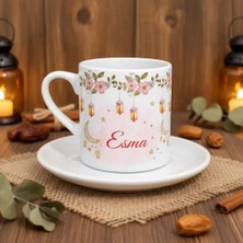 Myworldorganization Kişiye Özel Hilal & Fener Ramazan Temalı Isimli Kahve Fincan Takımı