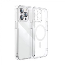 Joyroom iPhone 15 Uyumlu Şeffaf TPU Kılıf Kamera Lens Korumalı Sararmaya Dayanıklı Darbe Emici İnce Esnek Kılıf