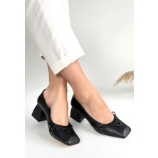 Erbilden Cande Bej Rugan Topuklu Ayakkabı