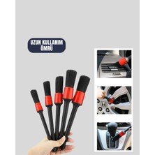 Derin Stok 5'li Araç Temizlik Seti-Detaylı Temizlik Için Çok Amaçlı Fırçalar