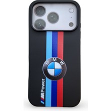 Epro iPhone 17 Pro Uyumlu Bmw M Power Baskılı Içi Kadife Yüksek Kalite Soft Silikon Kılıf