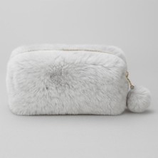 Seyfi Kırtasiye Peluş Kalemlik Makyaj Çantası 10X20 cm Yerli Üretim Tek Bölme Geniş Hacimli