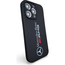 Epro iPhone 14 Pro Uyumlu Mercedes Benz Amg Baskılı Içi Kadife Yüksek Kalite Soft Silikon Kılıf