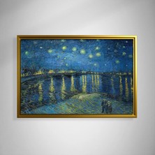 Rhone Üzerinde Yıldızlı Gece (1888) – Vincent Van Gogh