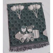 Aylis Home Yeşil Kalemli Hobi ve Yemek  Örtüsü